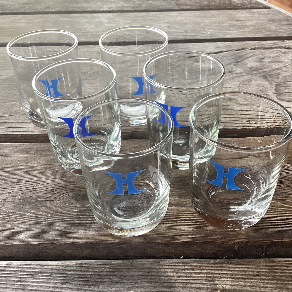 Hilton Hotel Vintage Glassware - set of 5